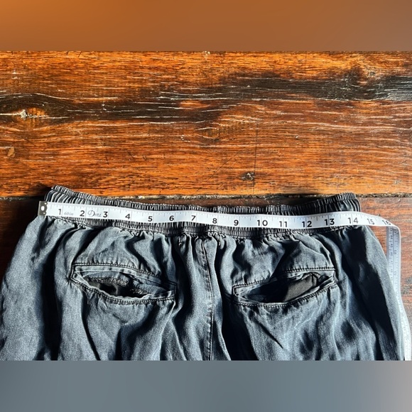 Vintage Havana pull-up soft utility distressed pants women’s large blue - Picture 7 of 8